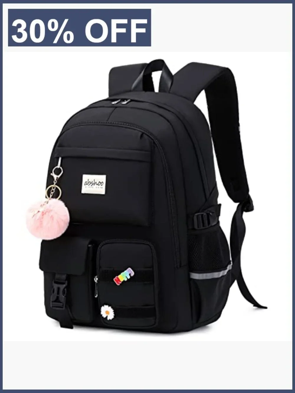 Large 15.6 Inch Laptop Backpack for College Girl Students Bookbag School Daypack